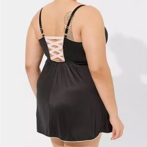 Torrid Black  Babydoll Chemise NWT 1